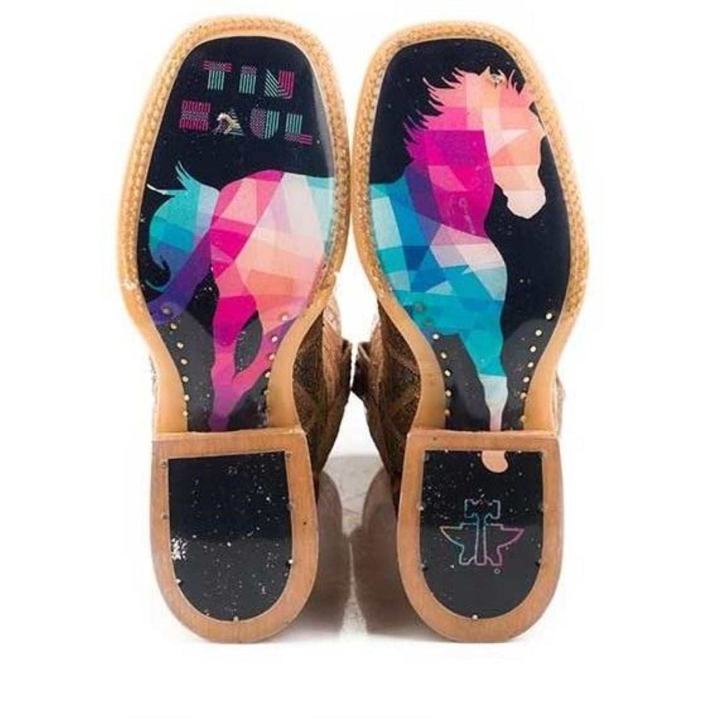 Women's Tin Haul Mish & Mash Boots With Geometric Steed Sole Handmade